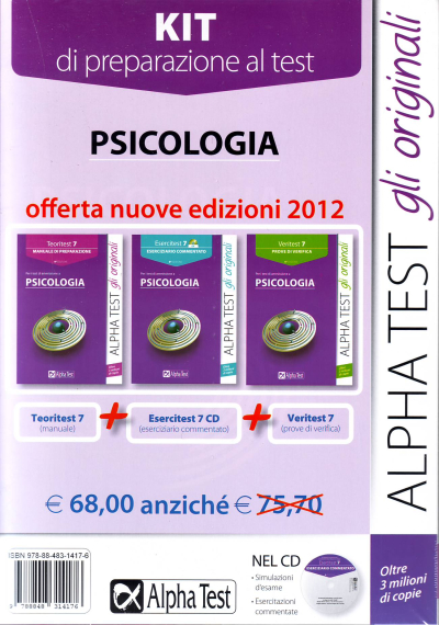 Kit di preparazione per i test di Psicologia - Offerta nuove edizioni 2012